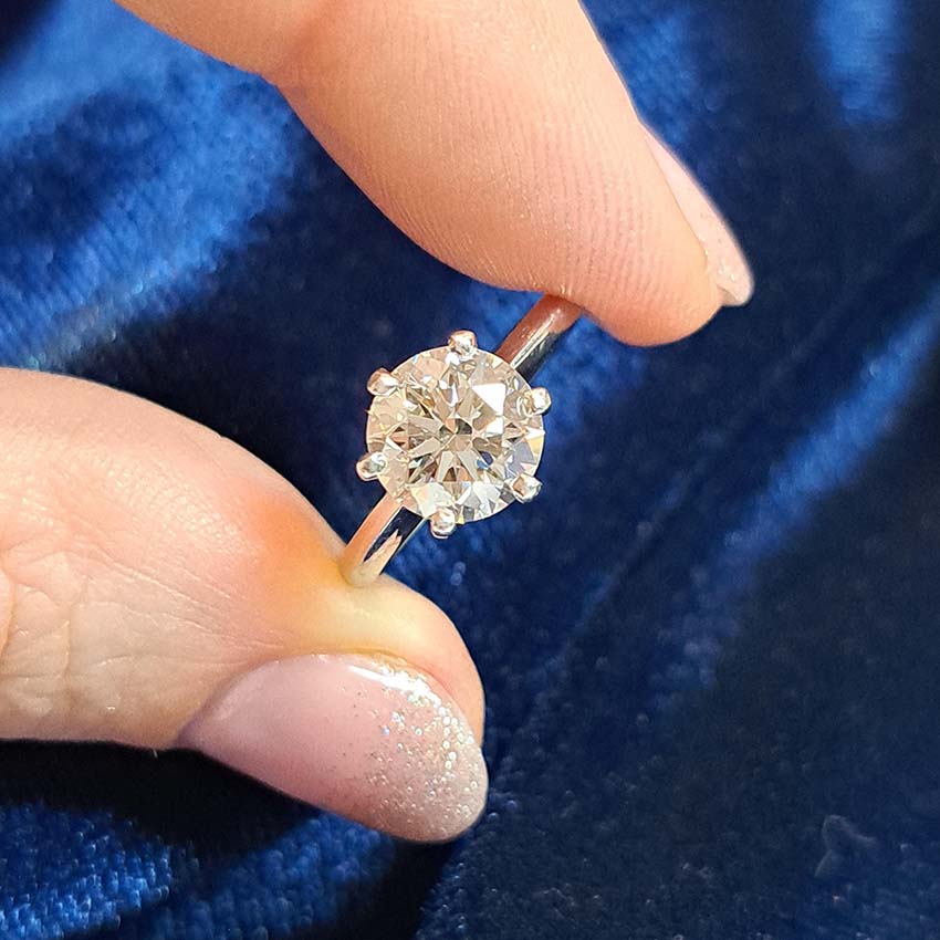 1.80ct Diamond Solitaire Engagement Ring