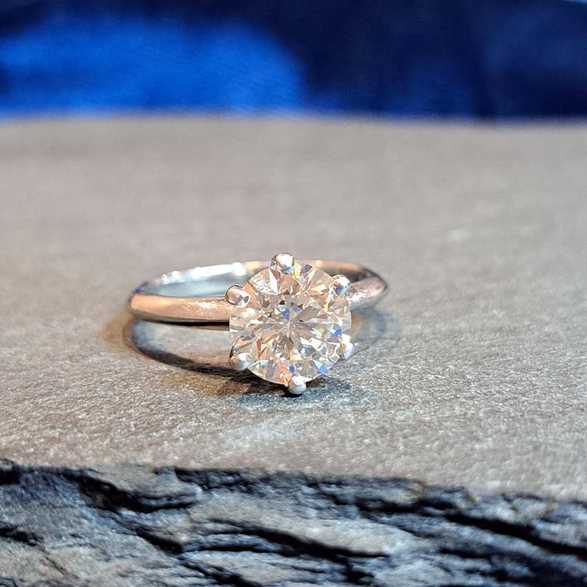 1.80ct Diamond Solitaire Engagement Ring