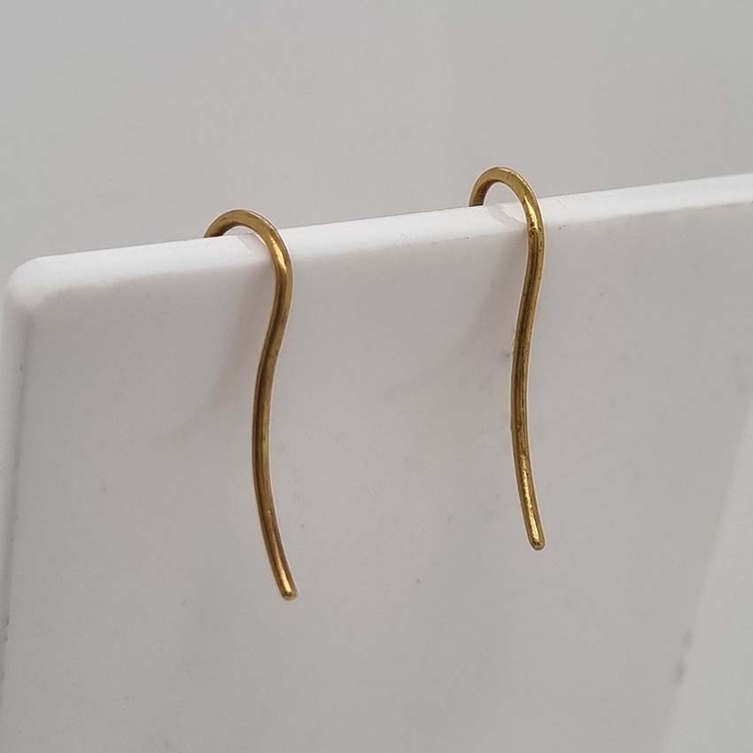 Antique 7ct Pink Topaz and Diamond Drop Earrings