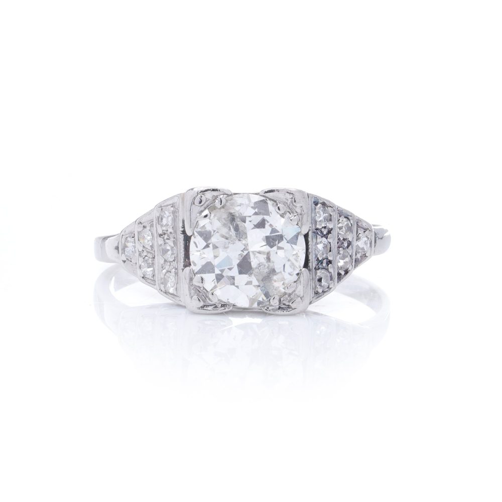 Platinum 1.25 Carat Diamond Ring