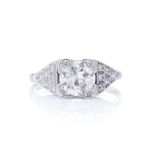 Platinum 1.25 Carat Diamond Ring