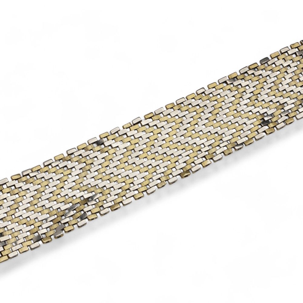 Van Cleef & Arpels 18 Carat Yellow And White Gold Bracelet