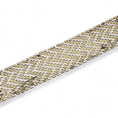Van Cleef & Arpels 18 Carat Yellow And White Gold Bracelet