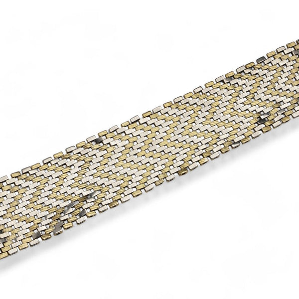 Van Cleef & Arpels 18 Carat Yellow And White Gold Bracelet