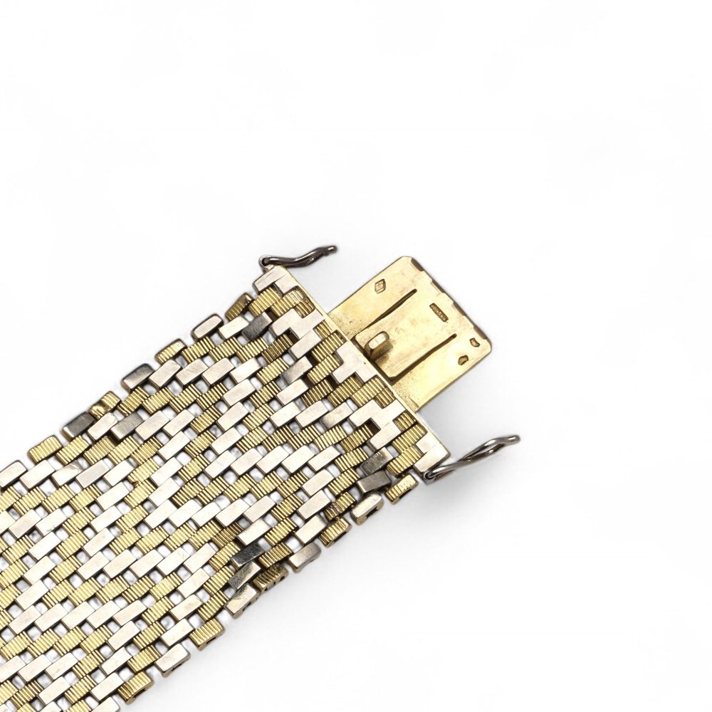 Van Cleef & Arpels 18 Carat Yellow And White Gold Bracelet
