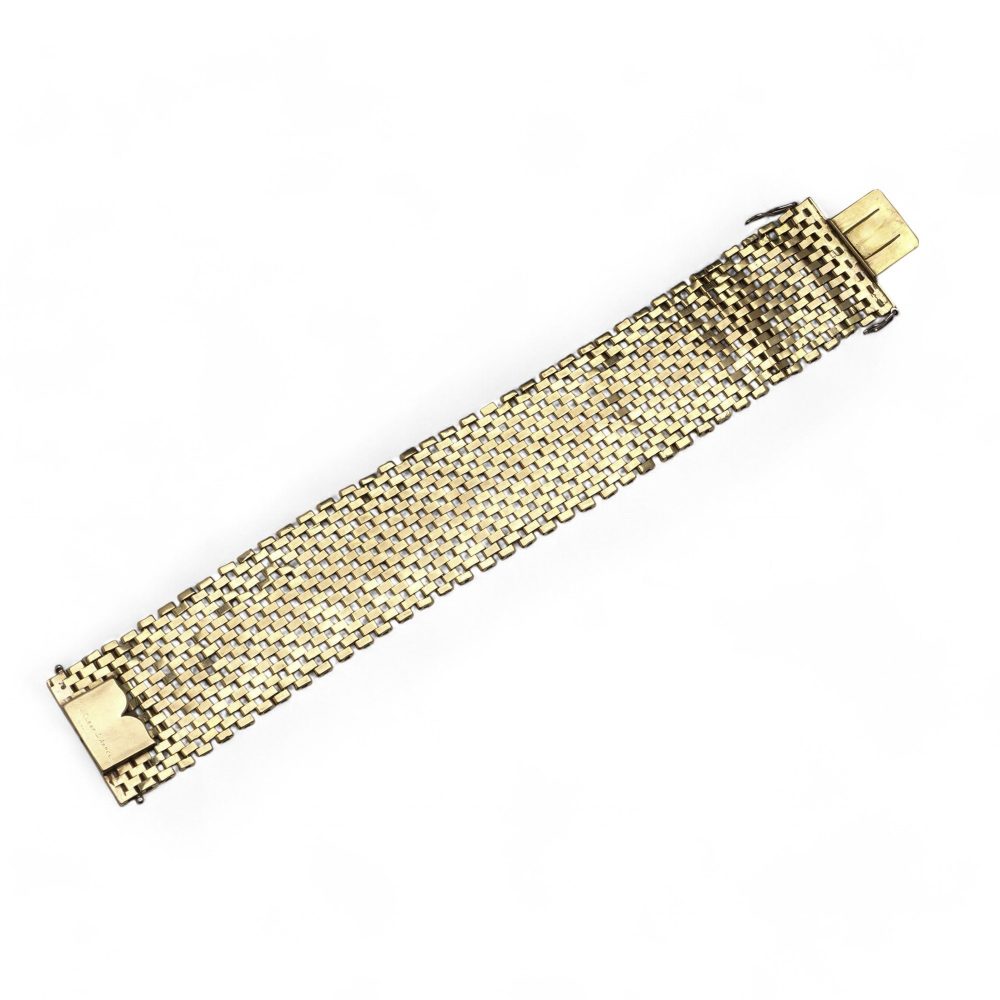 Van Cleef & Arpels 18 Carat Yellow And White Gold Bracelet