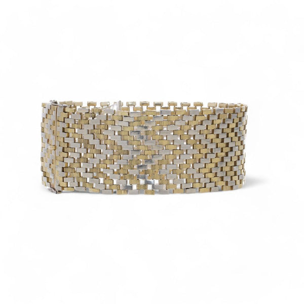 Van Cleef & Arpels bracelet in yellow and white gold.