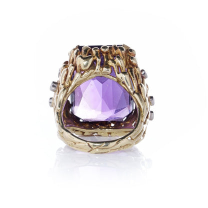 Kutchinsky 18 Carat Yellow Gold 20 Carat Amethyst Ring