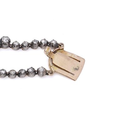 Victorian Diamond, Ruby And Enamel Necklace In 18 Carat Gold