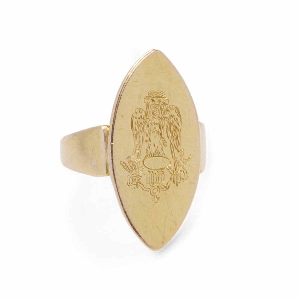 Victorian 22 Carat Yellow Gold Signet Ring