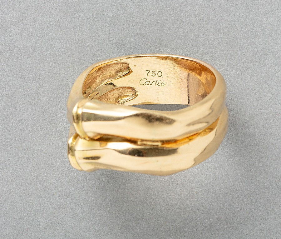 Cartier 18ct Gold Bamboo Ring