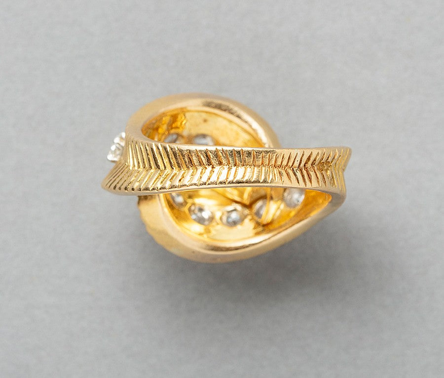 Vintage Van Cleef & Arpels 18ct Gold Ring with Diamond