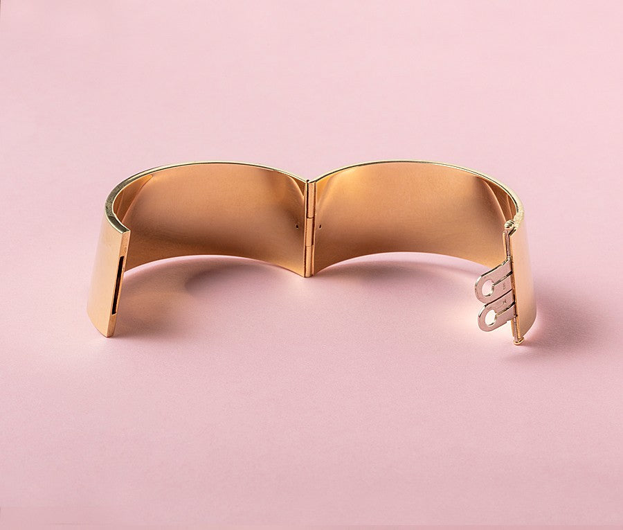 14ct Gold Wide Cuff Bracelet
