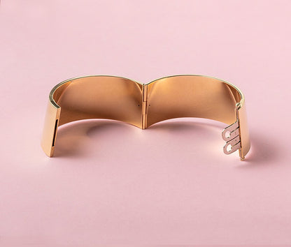 14ct Gold Wide Cuff Bracelet