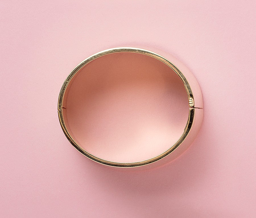 14ct Gold Wide Cuff Bracelet