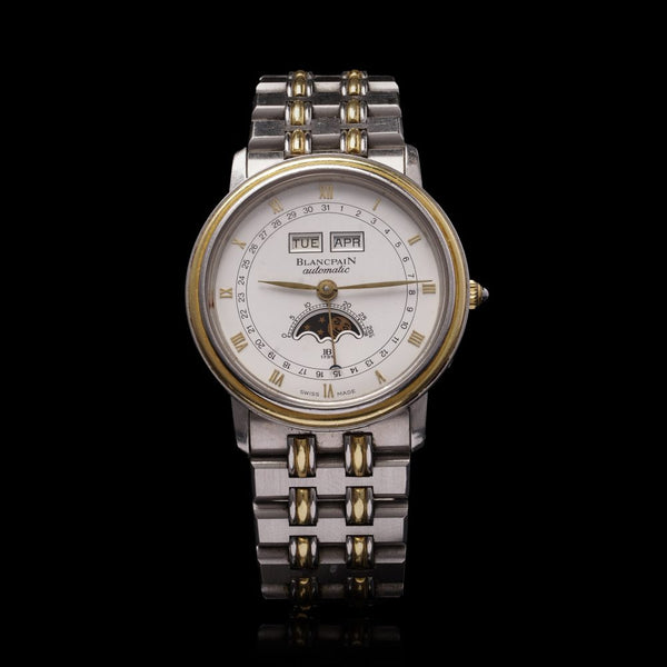 Blancpain Villeret Ref. 6595 Moon Phase Triple Calendar Watch
