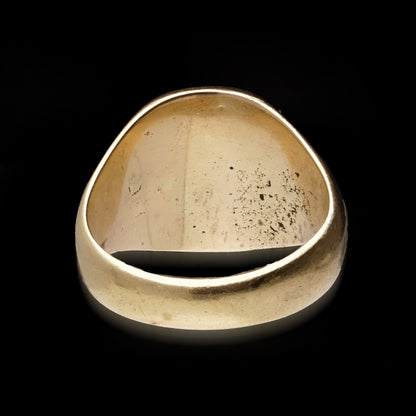 Lapis Lazuli and 18ct Gold Signet Ring