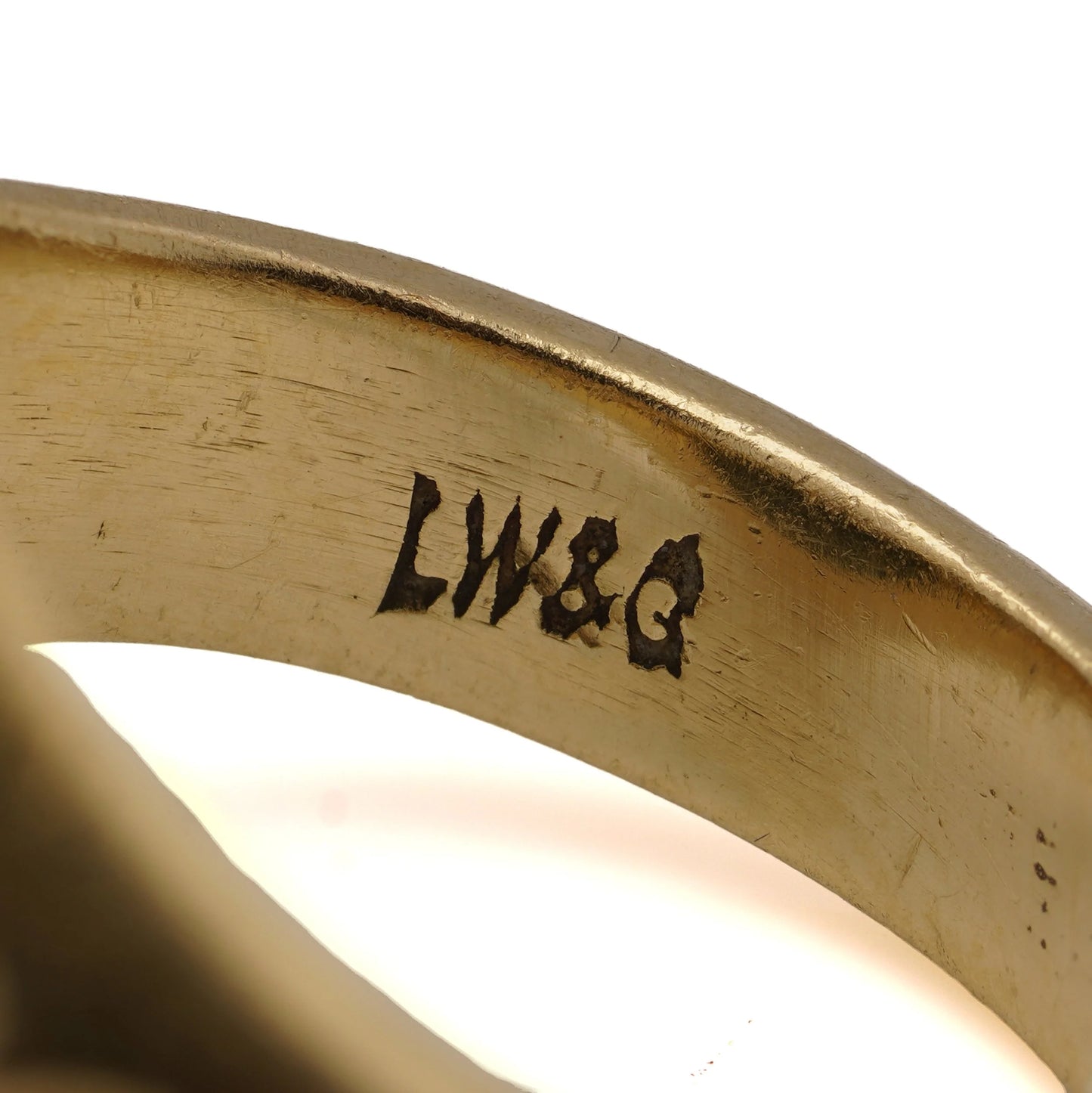 18kt Gold Bloodstone Coat of Arms Signet Ring