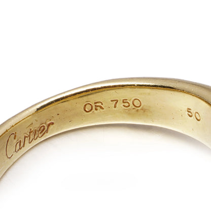 Vintage Cartier Lapis Lazuli Diamond 'Double C' Logo Ring