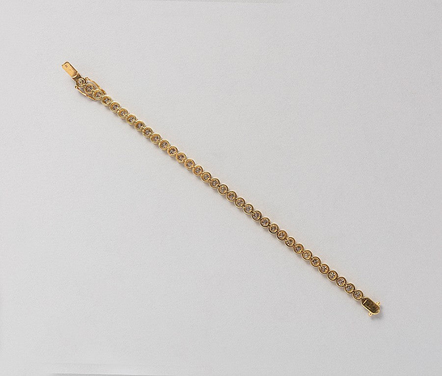 18ct Gold Diamond Tennis Bracelet