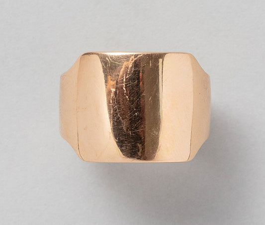 Cartier Santos Dumont 18ct Gold Signet Ring