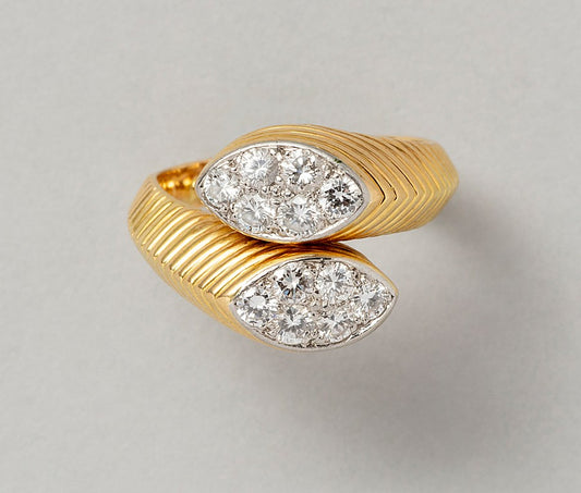 Cartier 18ct Gold Diamond Toi et Moi Ring