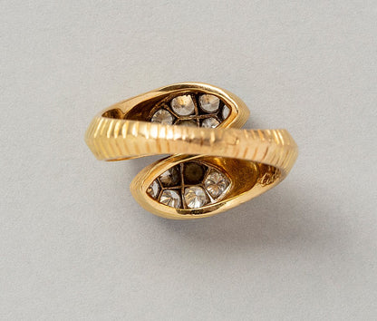 Cartier 18ct Gold Diamond Toi et Moi Ring