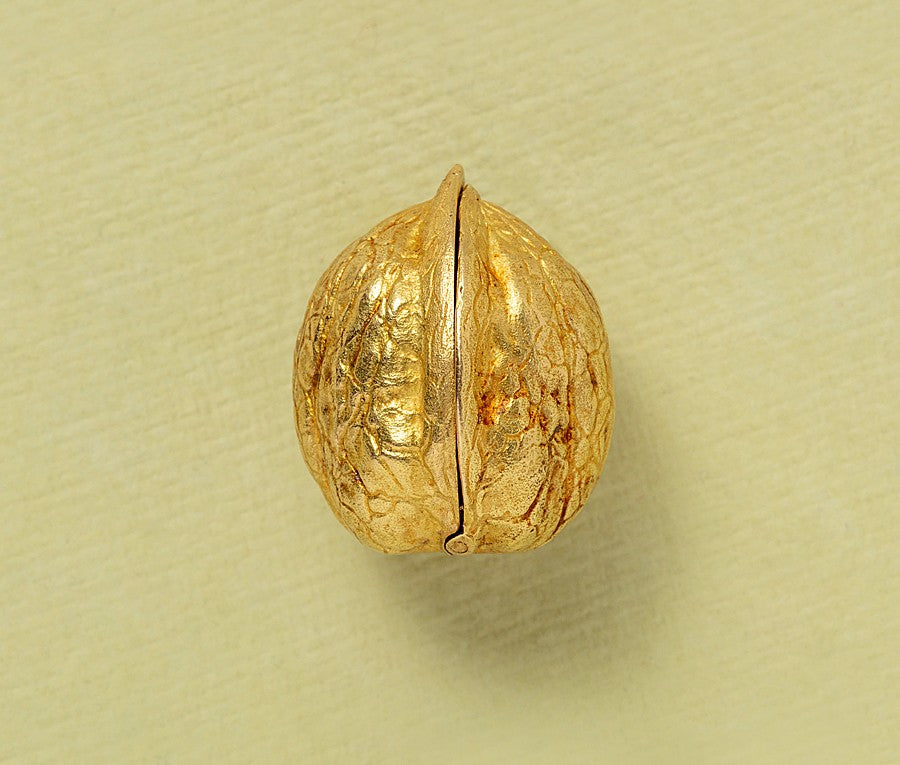 Vintage Georges Lenfant Gold Concealed Walnut Watch