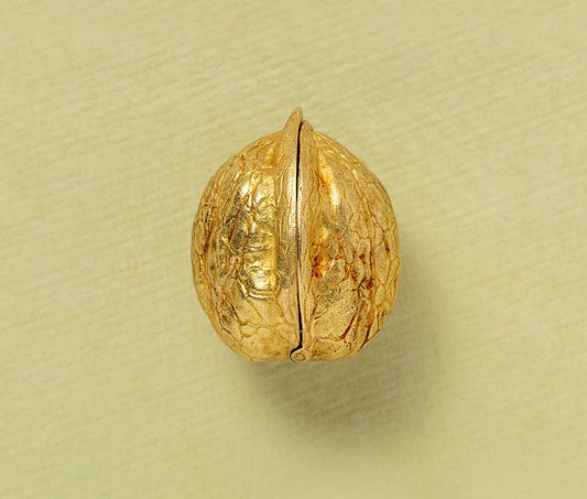 Vintage Georges Lenfant Gold Concealed Walnut Watch