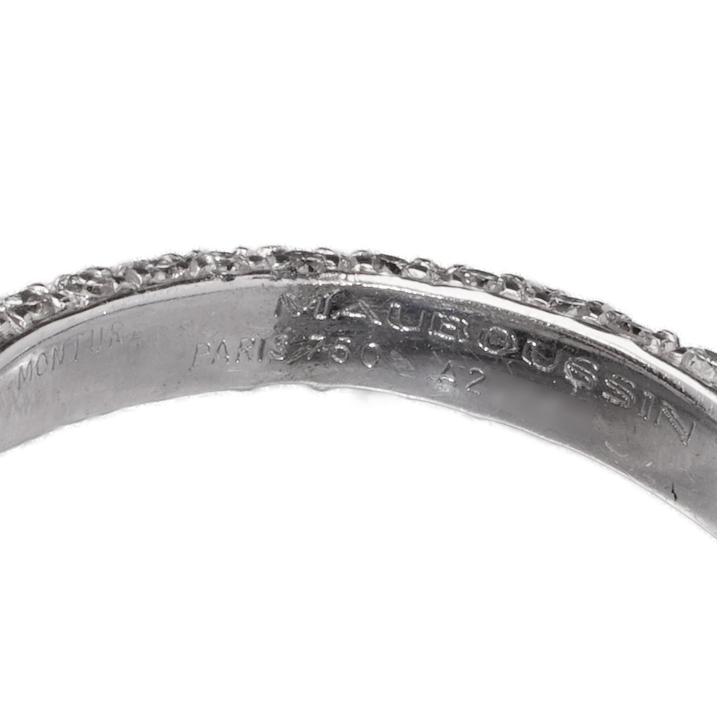 Mauboussin 8.56ct Natural No Heat Burma Sapphire and Diamond Cluster Ring