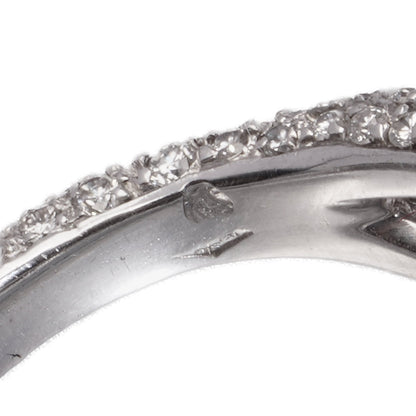 Mauboussin 8.56ct Natural No Heat Burma Sapphire and Diamond Cluster Ring