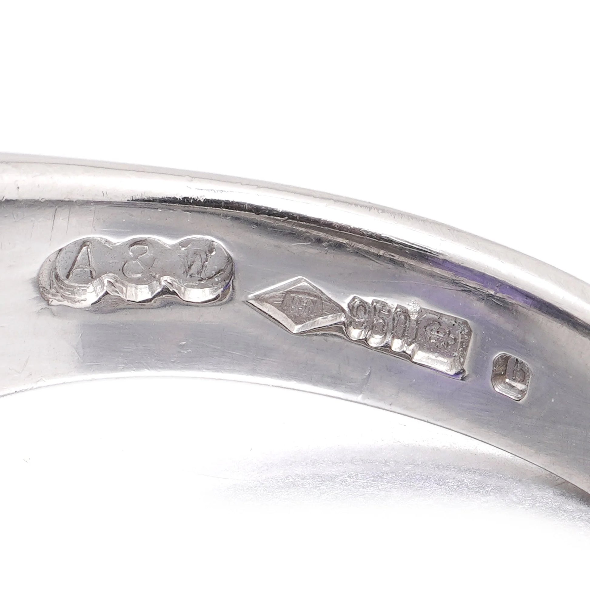 9.35ct Pear Cut Tanzanite and Diamond Ring in Platinum