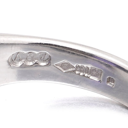 9.35ct Pear Cut Tanzanite and Diamond Ring in Platinum