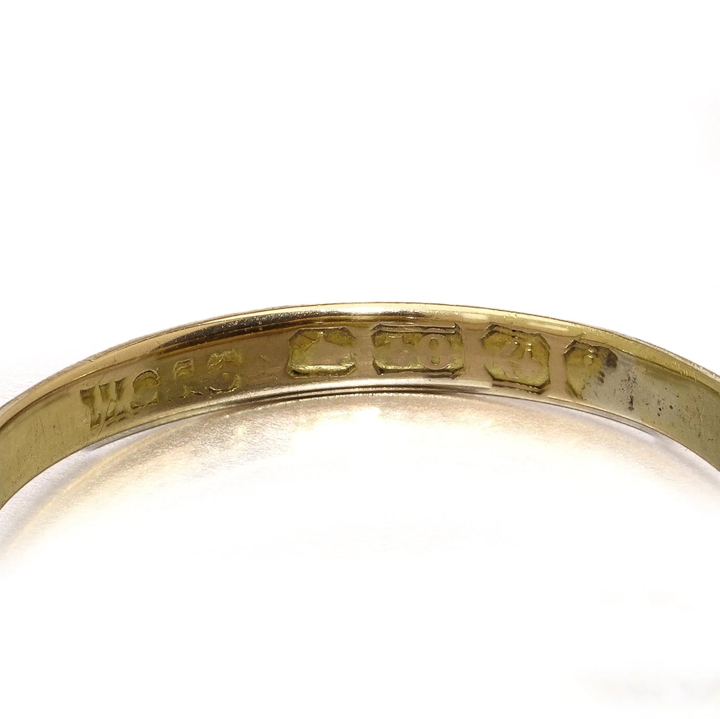 Vintage 2.50ct Opal and Diamond Three Stone Ring