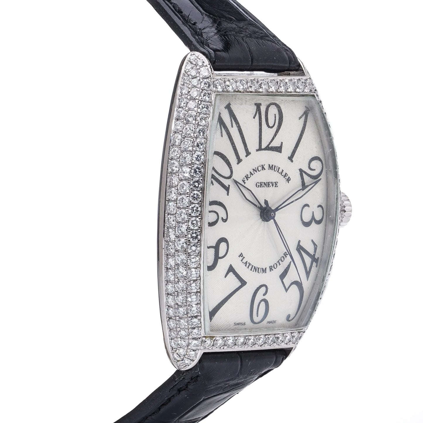 Franck Muller 6850 SC D  18ct White Gold with Factory Diamond Bezel