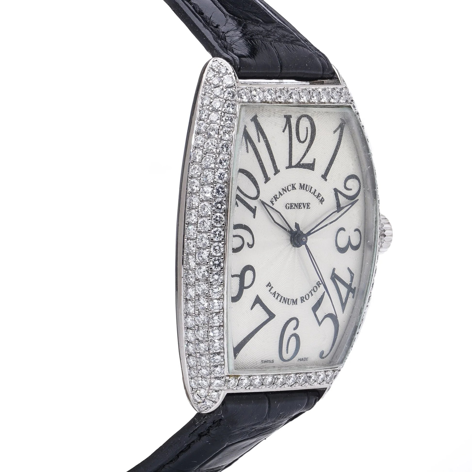 Franck Muller 6850 SC D  18ct White Gold with Factory Diamond Bezel