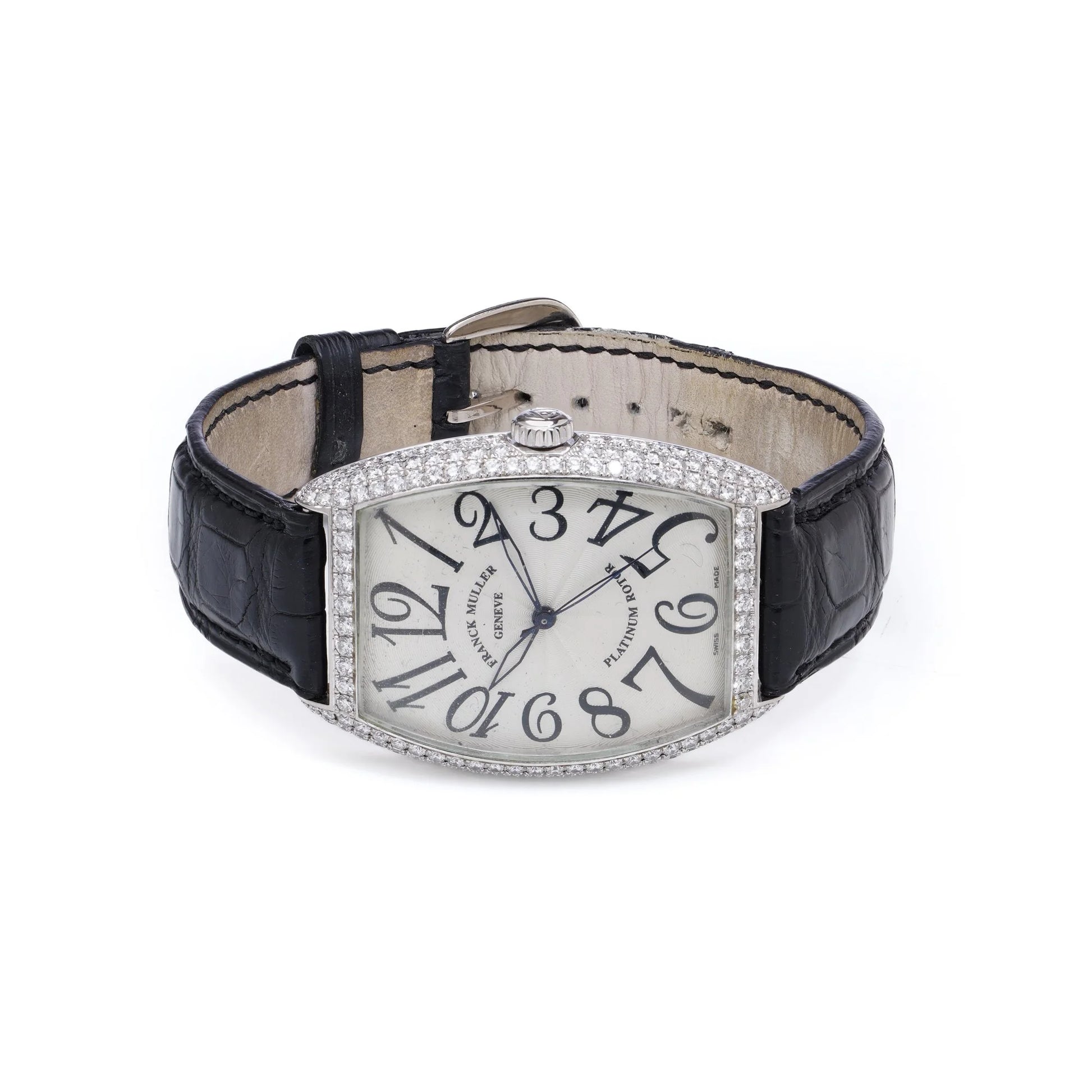 Franck Muller 6850 SC D  18ct White Gold with Factory Diamond Bezel