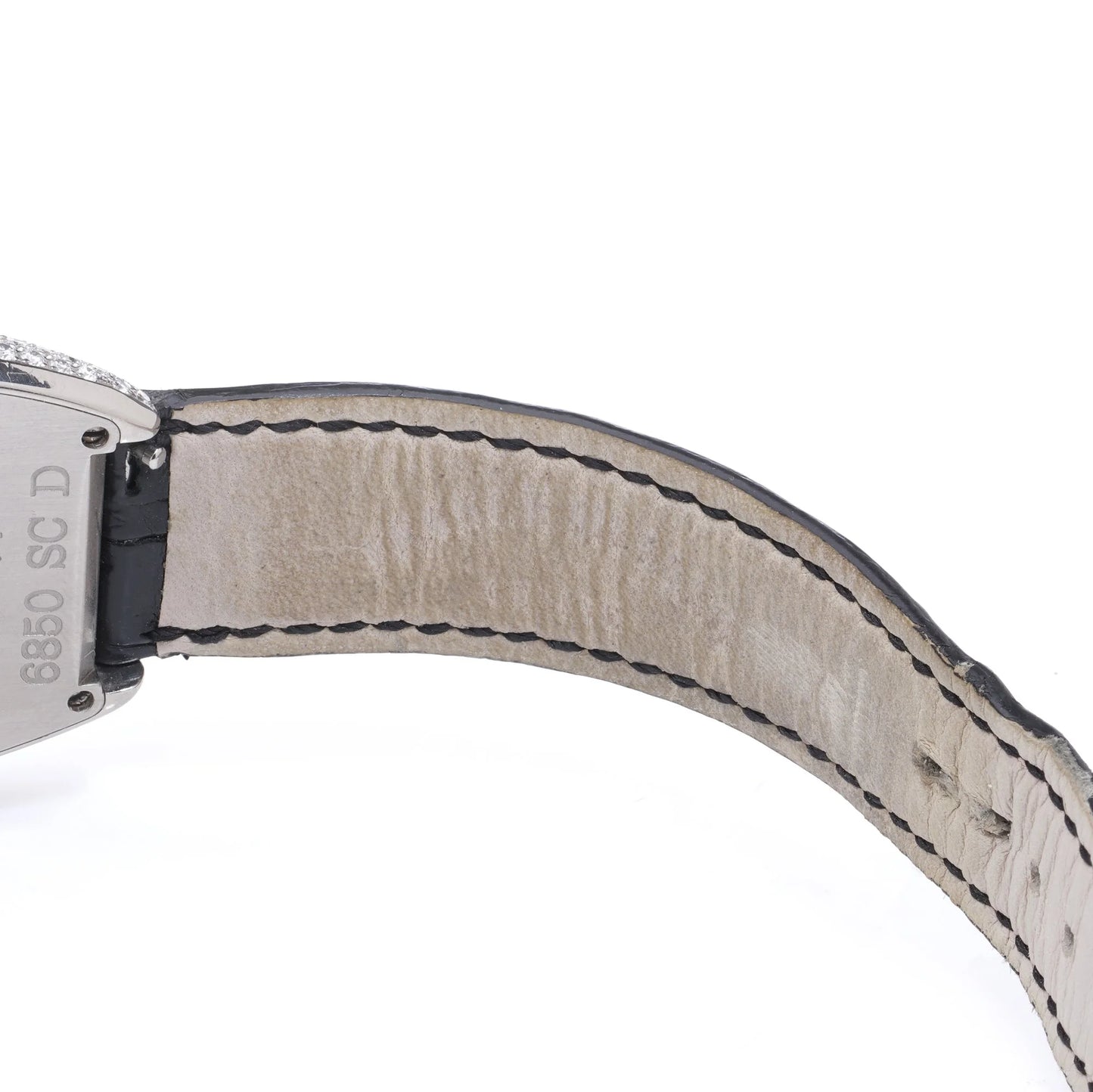 Franck Muller 6850 SC D  18ct White Gold with Factory Diamond Bezel