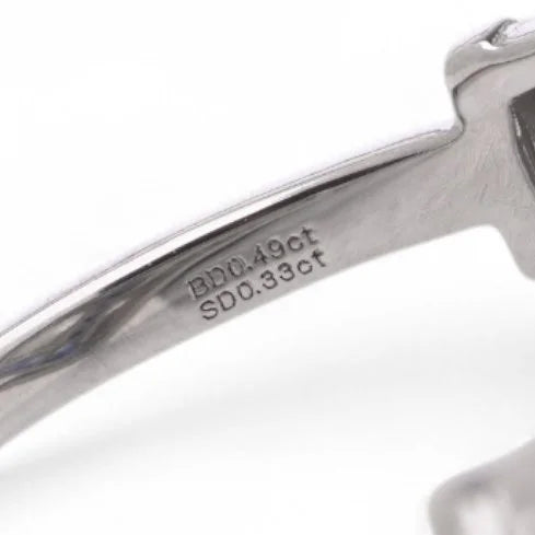 Art Deco style Platinum Diamond and Sapphire Ring