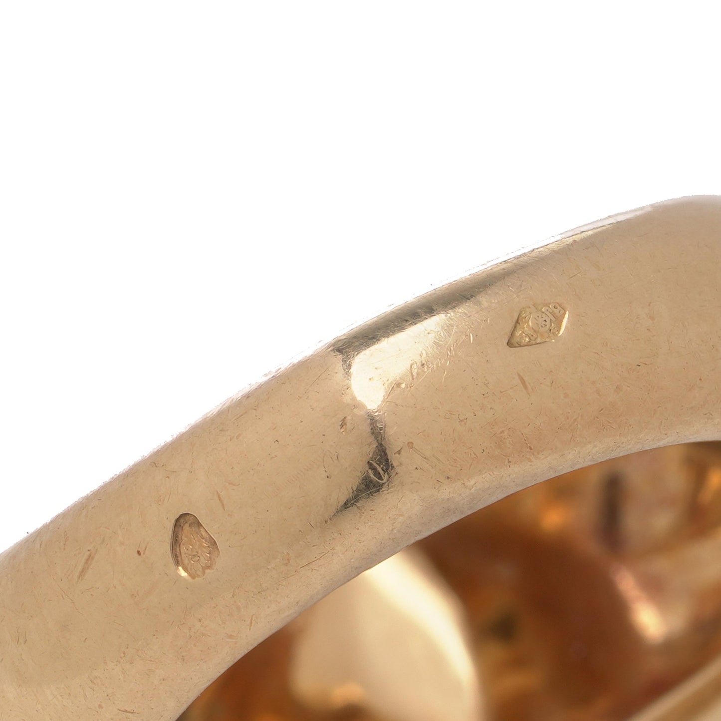 Vintage Cartier 18ct Gold Heart-Shaped Pearl Ring