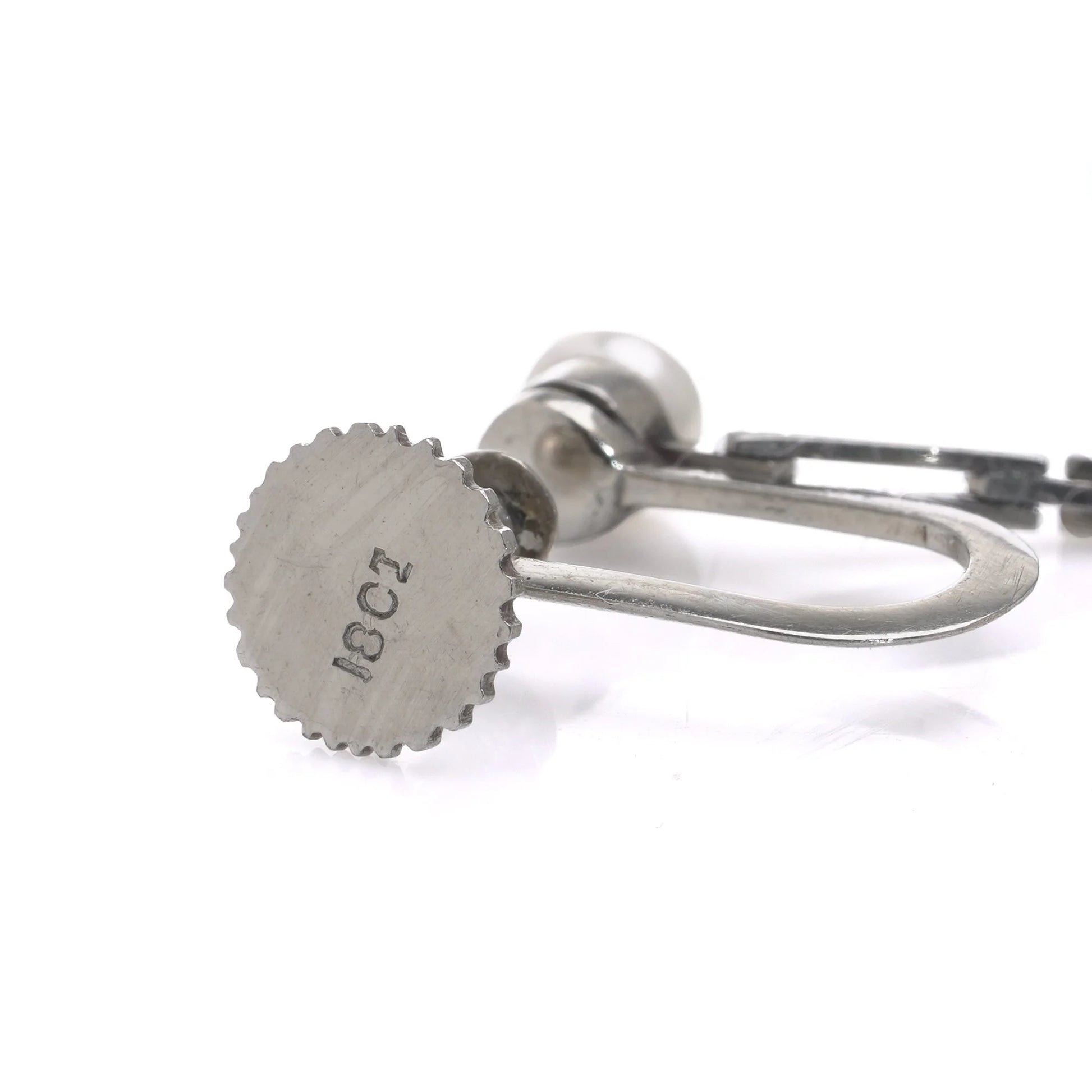 18kt Gold Drop Earrings with Carved Jade and Pearls, Circa 1930–1950s