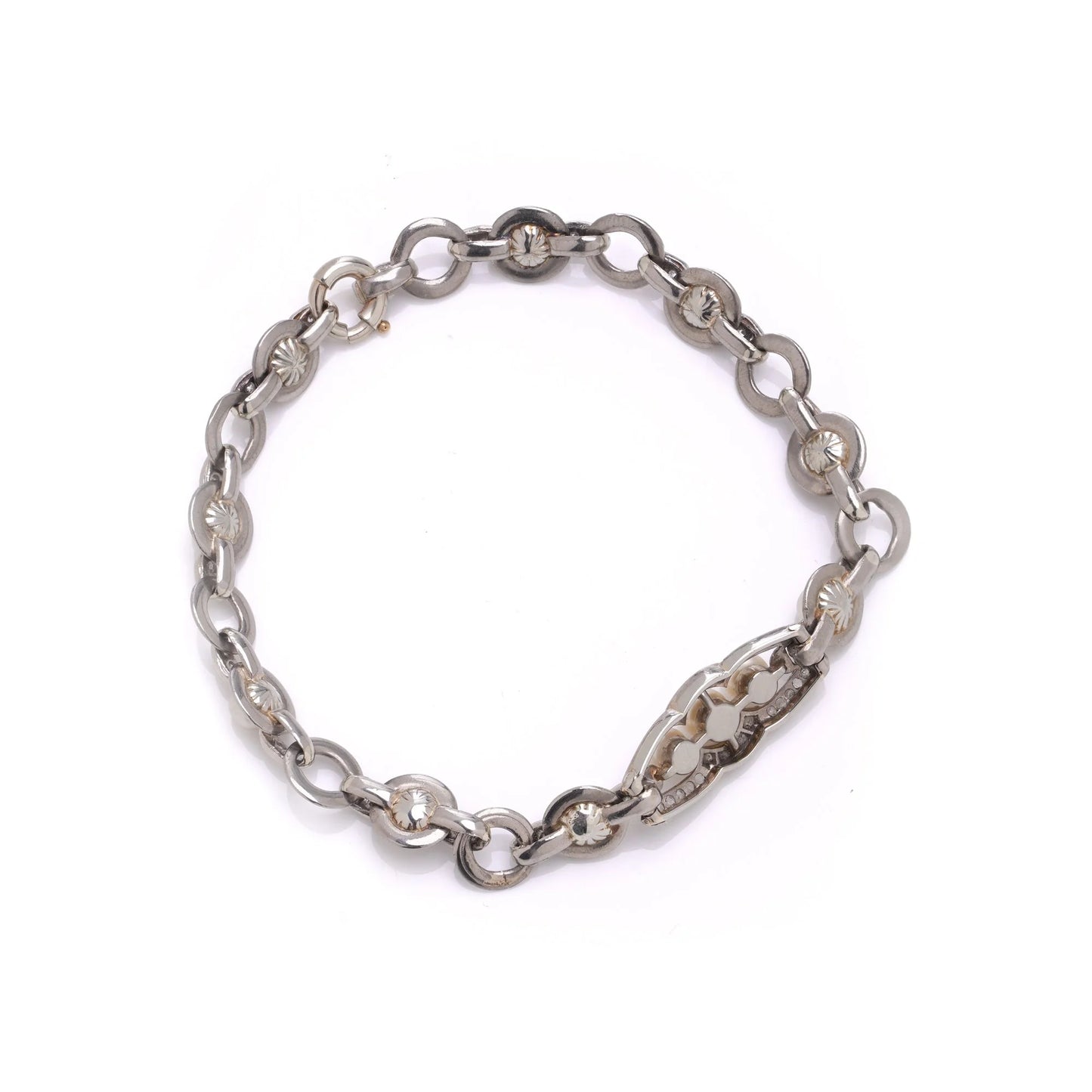 Vintage Pearl and Diamond Bracelet