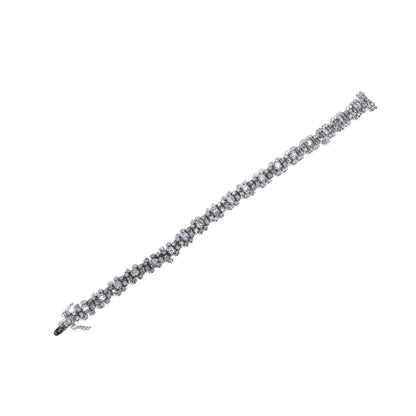 Vintage Diamond Tennis Bracelet in 18ct White Gold, Circa 1970s