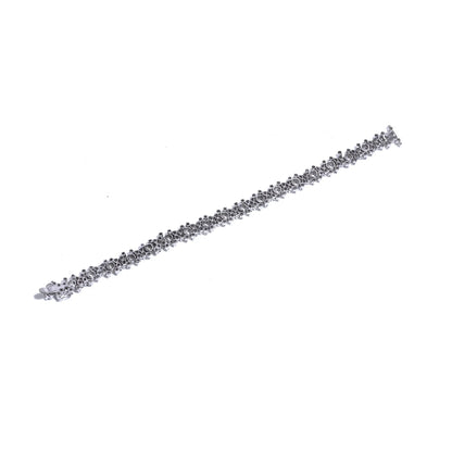 Vintage Diamond Tennis Bracelet in 18ct White Gold, Circa 1970s