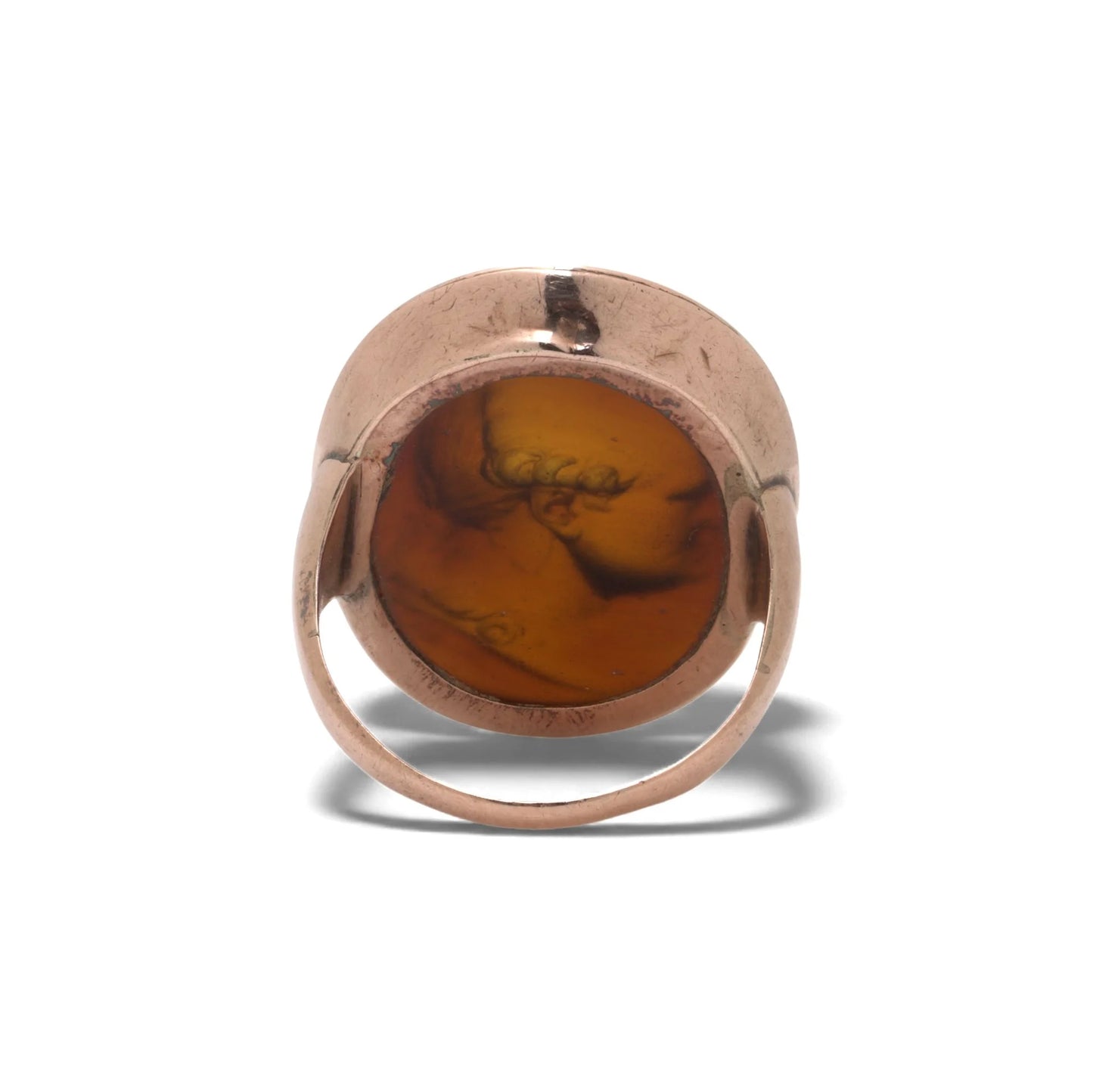 Victorian Gold Ring with 18th-Century Intaglio