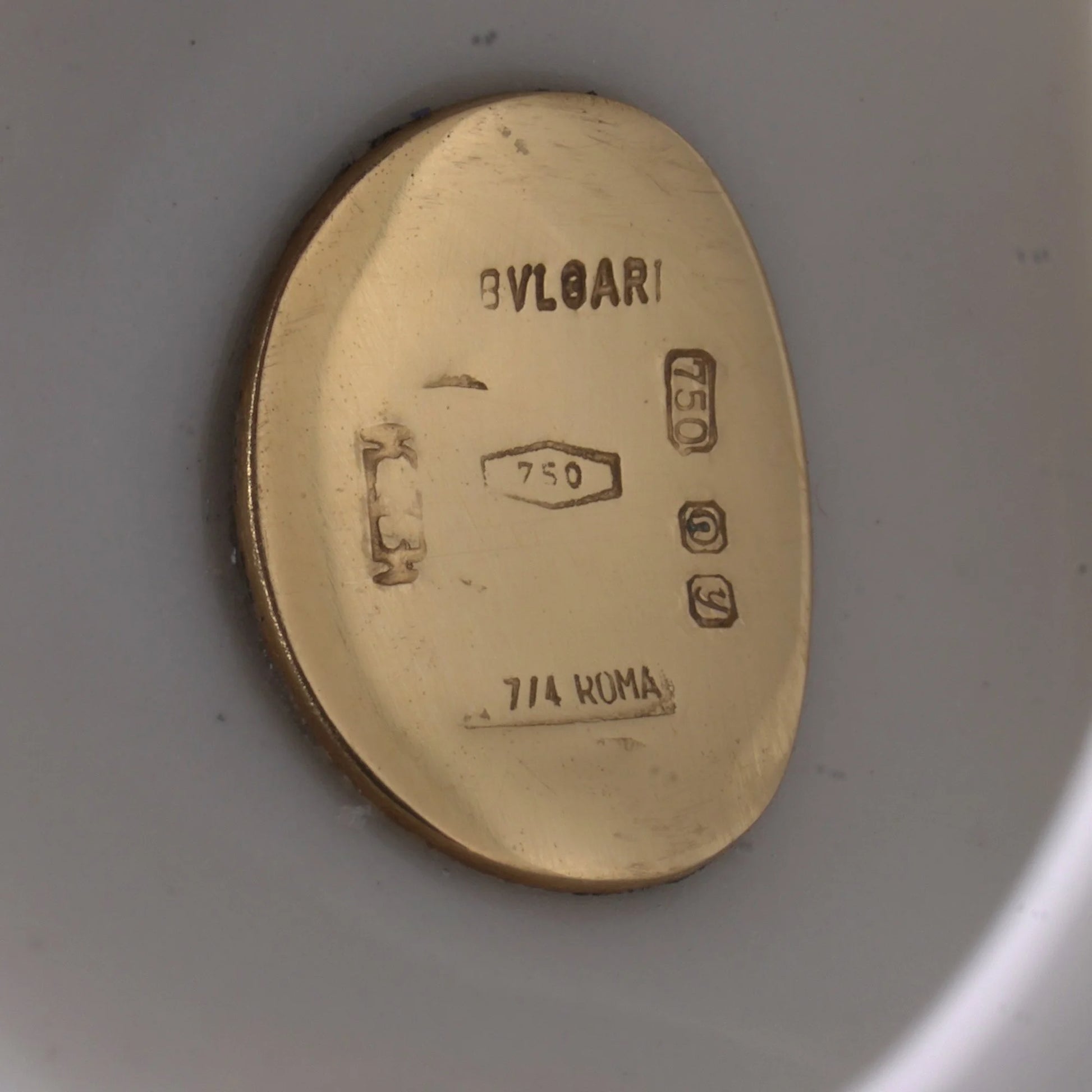 Bvlgari Peridot and White Ceramic Ring in 18ct Gold