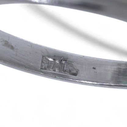 Vintage 2ct Natural Colombian Emerald and Diamond Cluster Ring