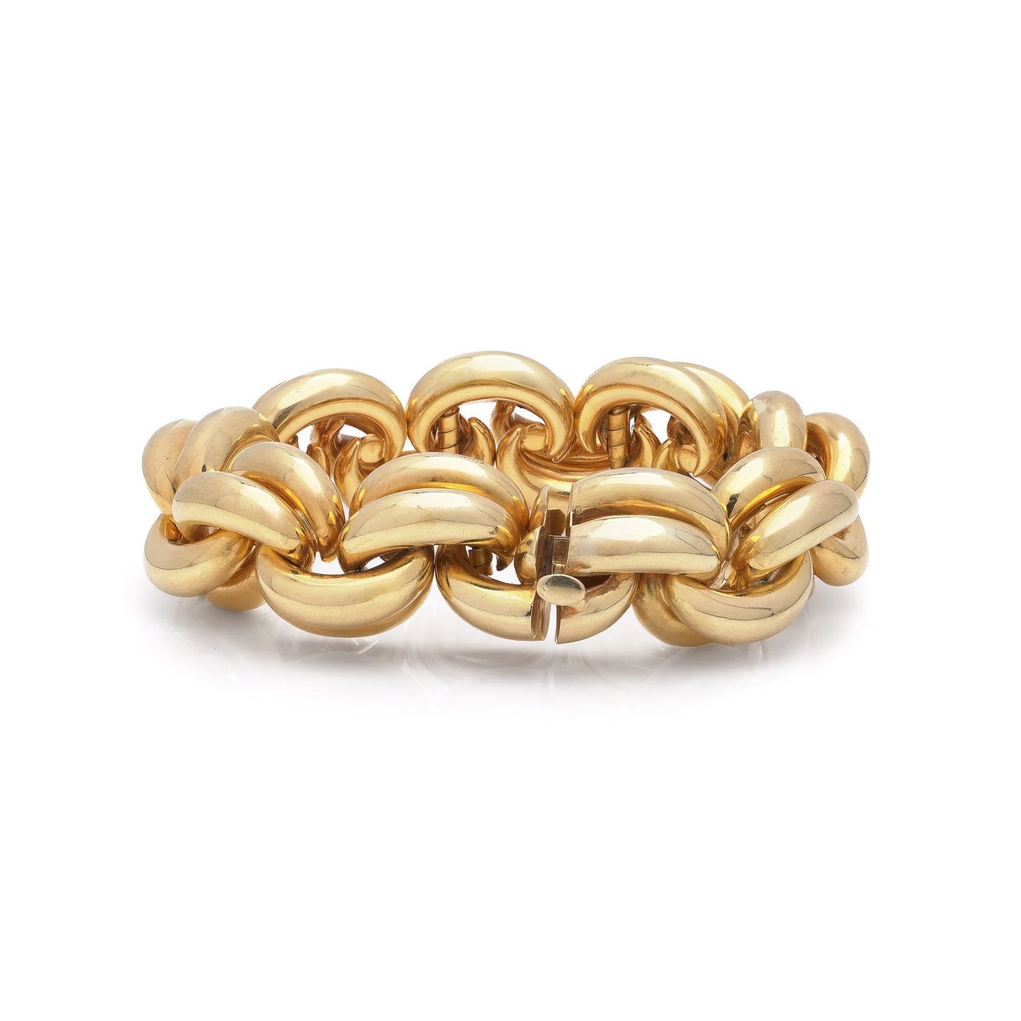 Vintage Cartier London 18ct Gold Link Bracelet, 1960s