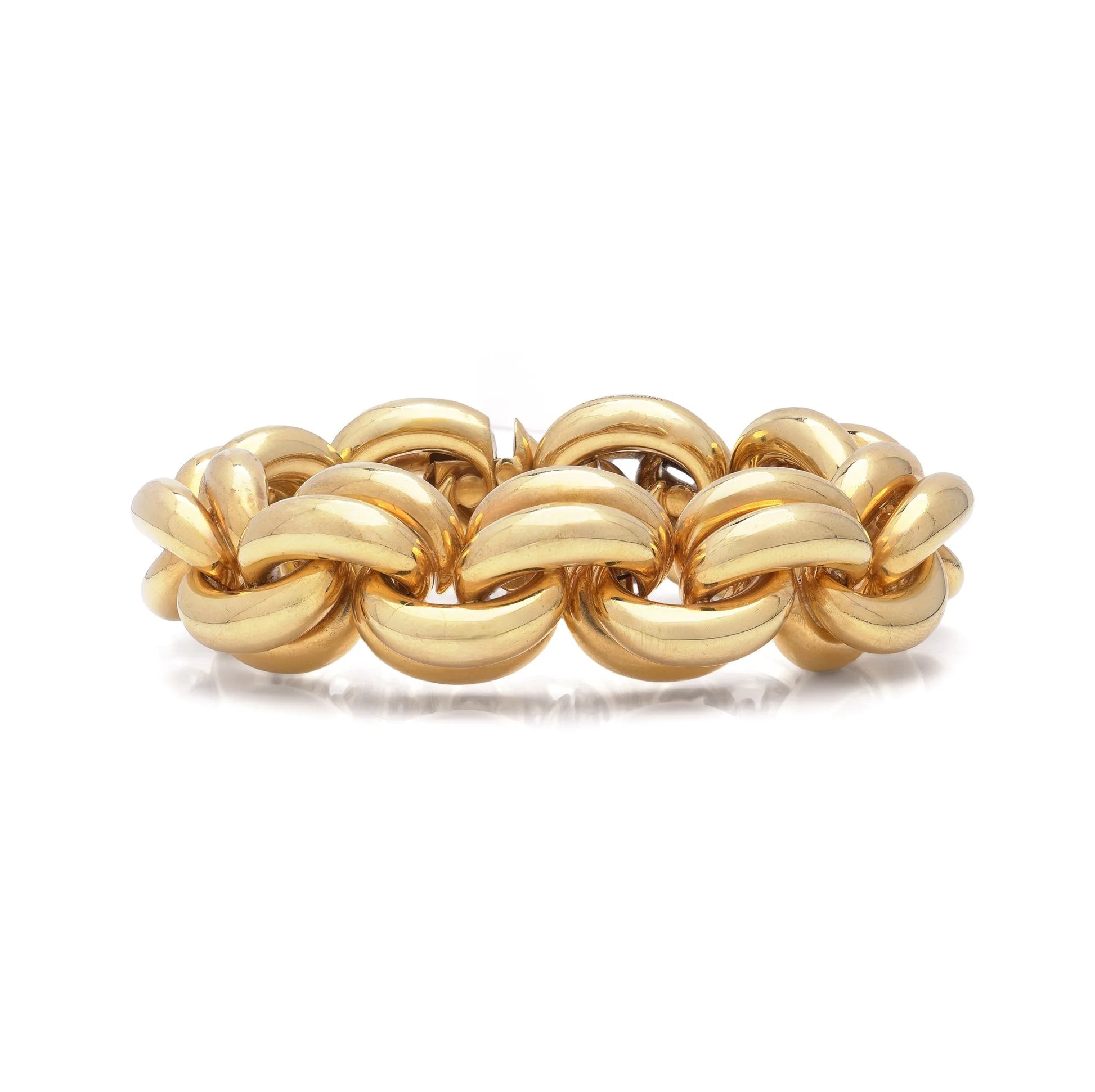 Vintage Cartier London 18ct Gold Link Bracelet, 1960s
