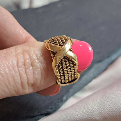 Vintage Jean Schlumberger Tiffany and Co Gold Rope Ring